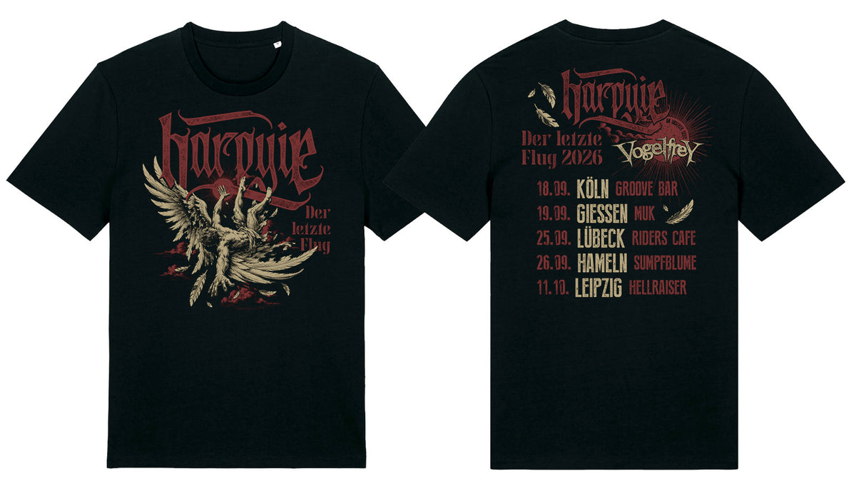 HARPYIE – Der letzte Flug | Tourshirt 2026